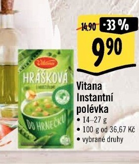 Instantní polévky Vitana