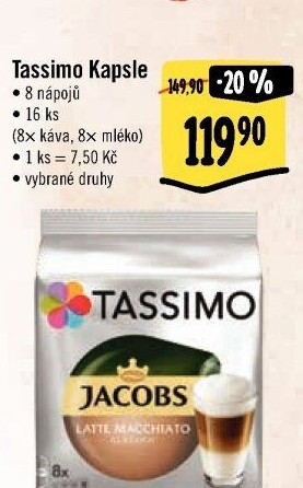 Kapsle Tassimo Jacobs