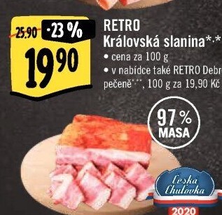 Královská slanina Albert Retro