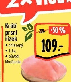 Krůtí prsní řízky