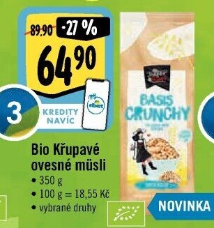Müsli křupavé Hafer Rosi