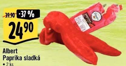 Paprika červená Albert