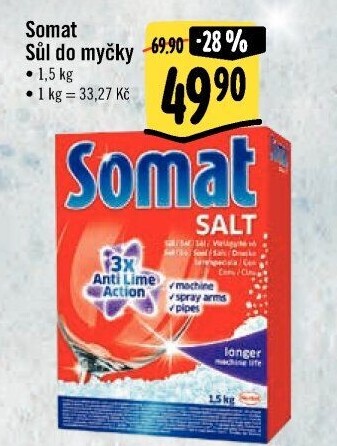 Sůl do myčky Somat
