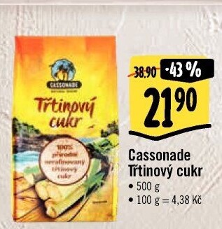 Třtinový cukr Cassonade