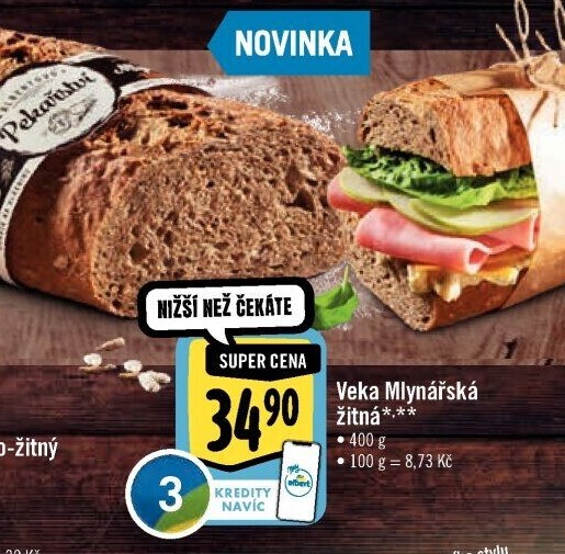 Veka Mlynářská žitná Albert