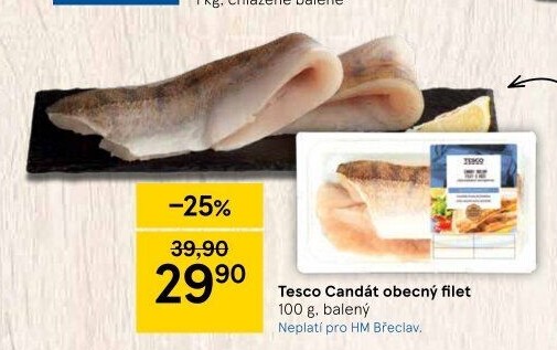 Candát obecný filety Tesco