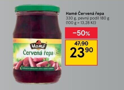 Červená řepa Hamé