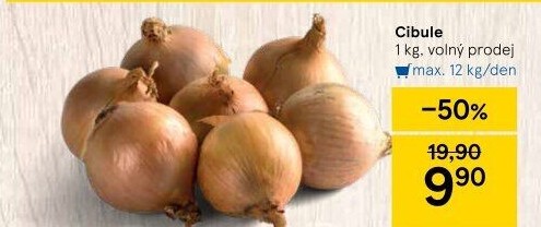 Cibule kuchyňská žlutá