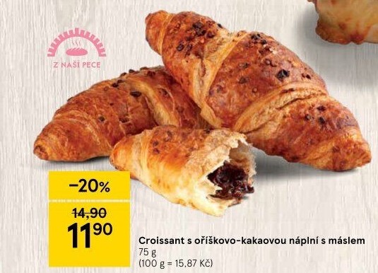 Croissant s náplní