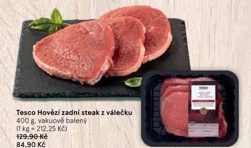 Hovězí zadní steak z válečku Tesco