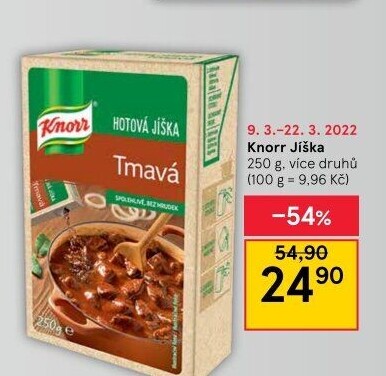 Jíška hotová Knorr