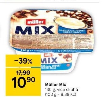 Jogurt Müller Mix