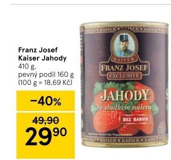 Kompot jahody Exclusive Franz Josef Kaiser