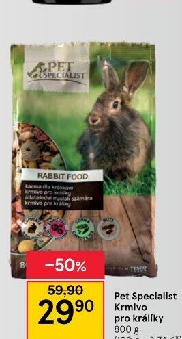 Krmivo pro králíky Pet Specialist