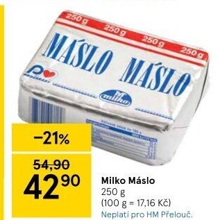 Máslo Milko