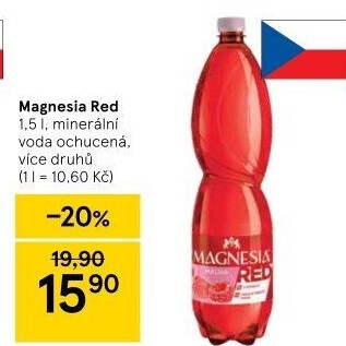 Minerální voda Magnesia Red