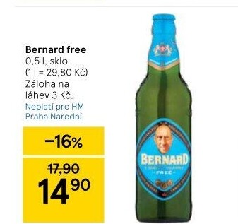 Nealkoholické pivo Bernard