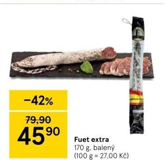 Salám Fuet extra Vic D'