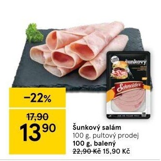 Salám šunkový Schneider