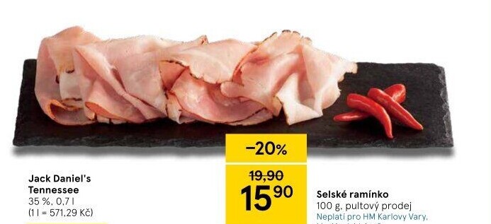 Šunka selské ramínko