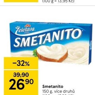 Sýr tavený Smetanito Želetava