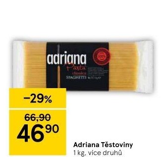 Těstoviny semolinové Adriana