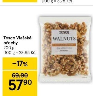Vlašské ořechy Tesco