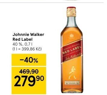 Whisky Red Label Johnnie Walker
