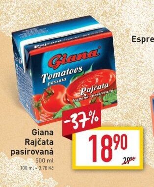 Giana Rajčata pasírovaná 500 ml