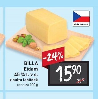 BILLA Eidam 45 % t. v s.