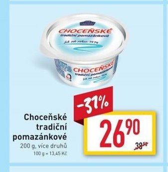 Choceňské tradiční pomazánkové