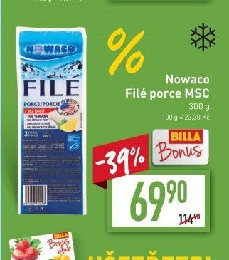 Nowaco Filé porce MSC