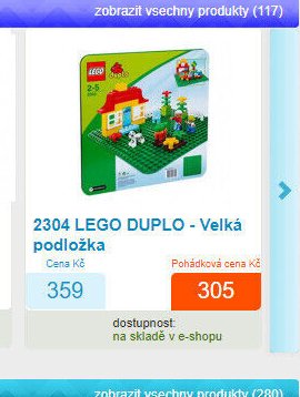 2304 LEGO DUPLO - Velká podložka
