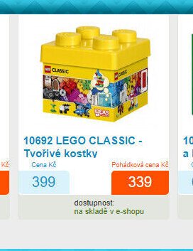 10692 LEGO CLASSIC - Tvořivé kostky
