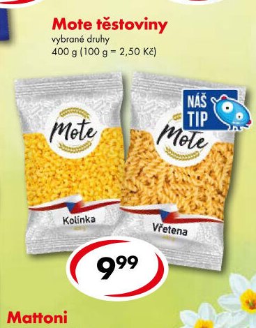 Mote těstoviny