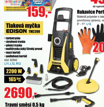 Tlaková myčka EDISON