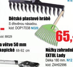 Dětské plastové hrábě