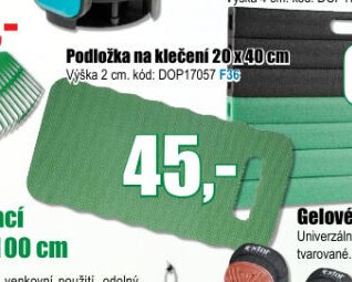 Podložka na klečení 20x40 cm