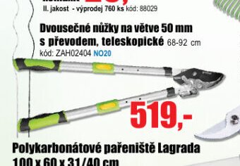 Dvousečné nůžky na větve