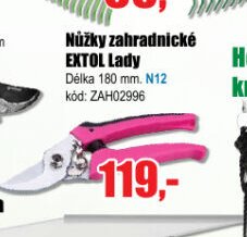 Nůžky zahradnické EXTOL Lady