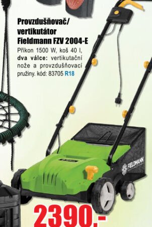 Provzdušňovač/vertikutátor Fieldmann
