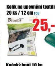 Kolík na upevnění textilie 20 ks / 12 cm