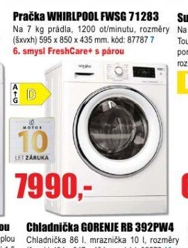 Pračka WHIRLPOOL FWSG 71283