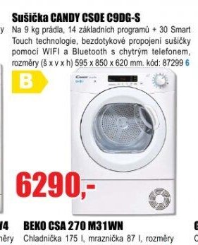 Sušička CANDY CSOE C9DG-S