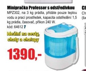 Minipračka Professor s odstředivkou MPZ302
