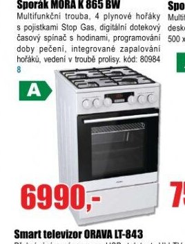 Sporák MORA K 865 BW
