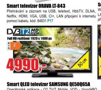 Smart televizor ORAVA LT-843
