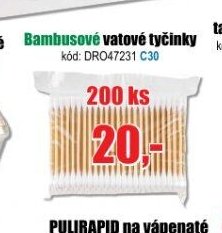 Bambusové vatové tyčinky