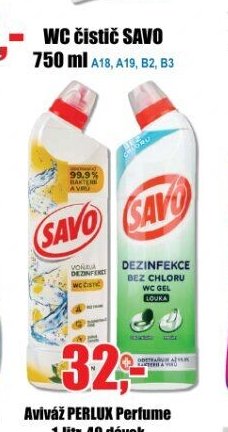 WC čistič SAVO 750 ml