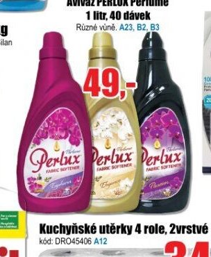 Aviváž PERLUX Perfume 1 litr, 40 dávek